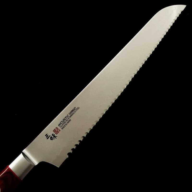 三昧MCUSTA ZANMAI クラシックプロダマスカス 紅蓮 パン切り (230mm)