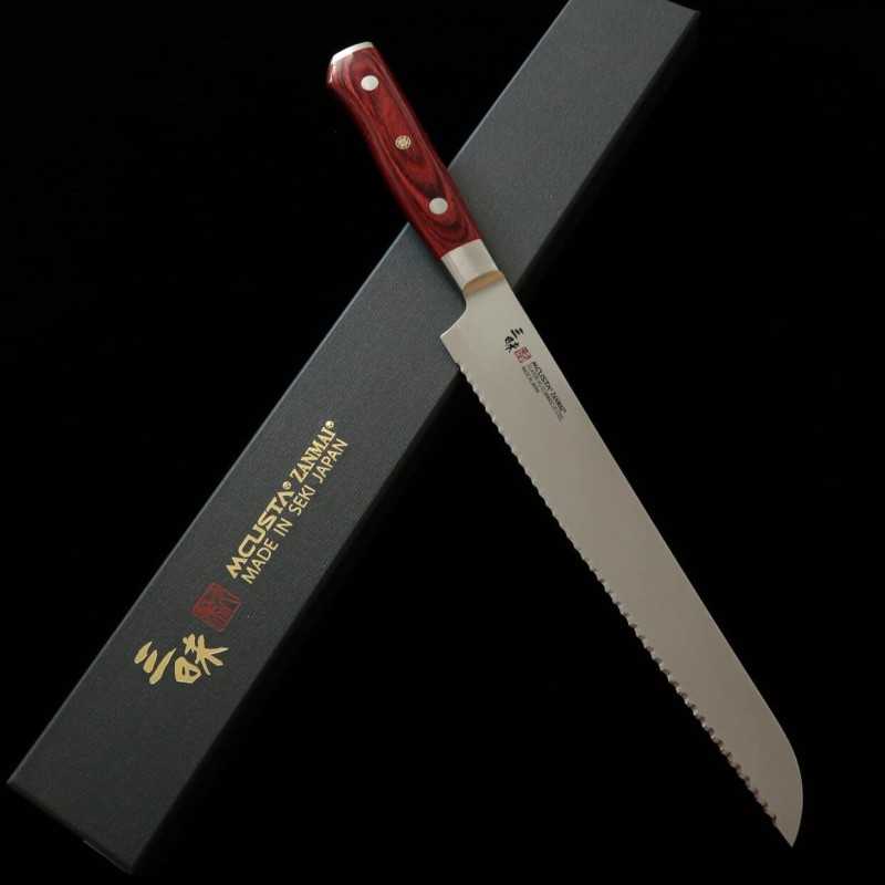 三昧MCUSTA ZANMAI クラシックプロダマスカス 紅蓮 パン切り (230mm)