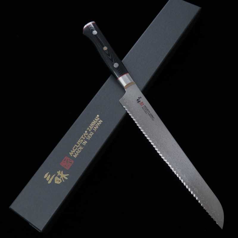 三昧MCUSTA ZANMAI クラシックプロダマスカスゼブラ パン切 (230mm)