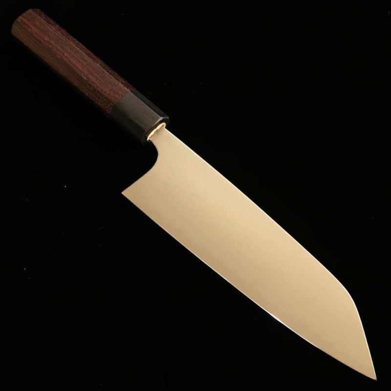 Santoku Takayuki Shibata KOUTETSU Super Blue steel (165mm)