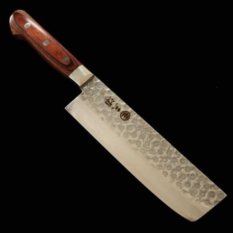Miura Nakiri VG-10 Damascus Mahogany Plywood (165mm)