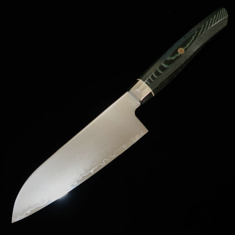 Santoku ZANMAI MCUSTA Revolution Green Small (150mm)