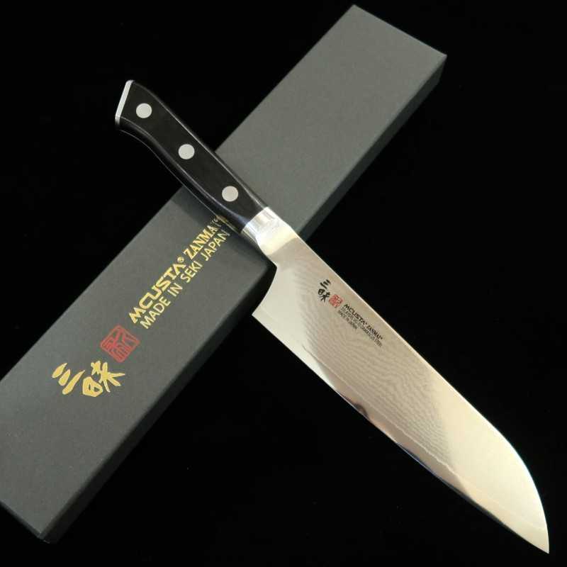 Faca Santoku Damasco Clássica MCUSTA ZANMAI (180mm)