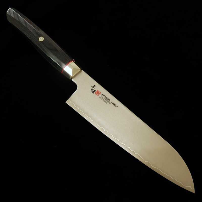 Santoku MCUSTA ZANMAI Revolution negro (180 mm)