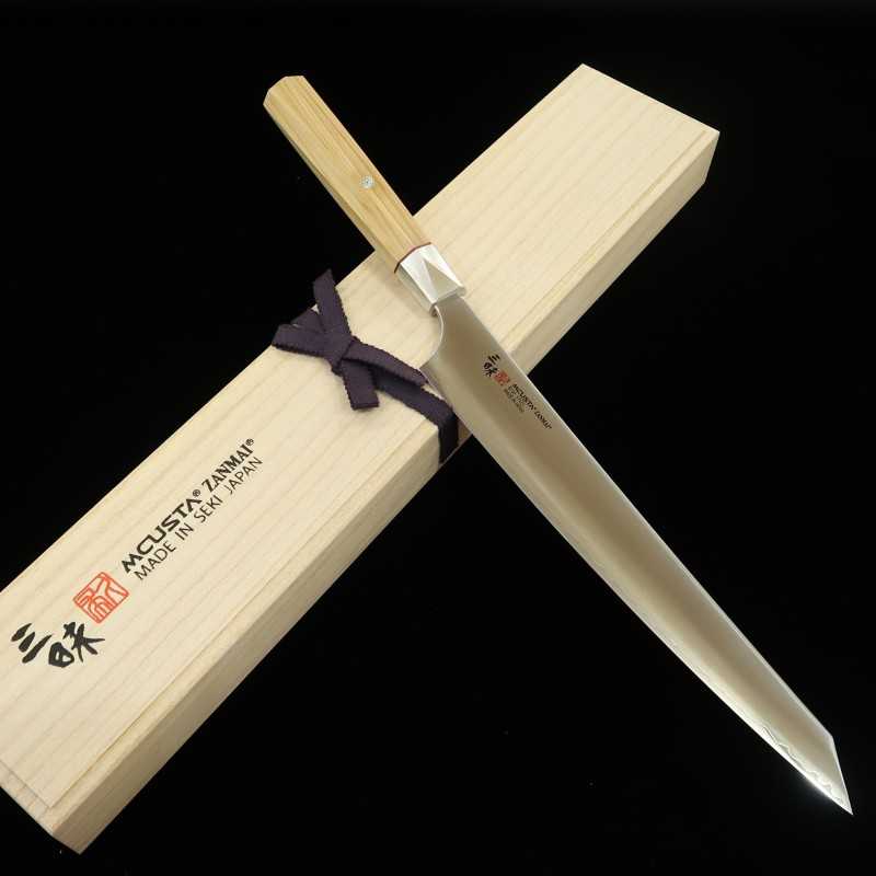 Sujihiki Beyond Aogami super ZANMAI MCUSTA (240/270mm)