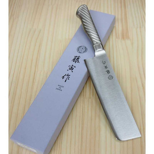 FUJITORA All-stainless steel vegetable knife (165mm)