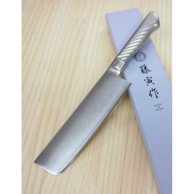 FUJITORA All-stainless steel vegetable knife (165mm)