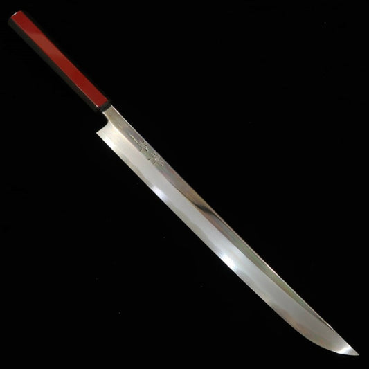 KAGEKIYO Tsurugi Yanagiba Shirogami No. 1 Urushi Akaro (300mm)