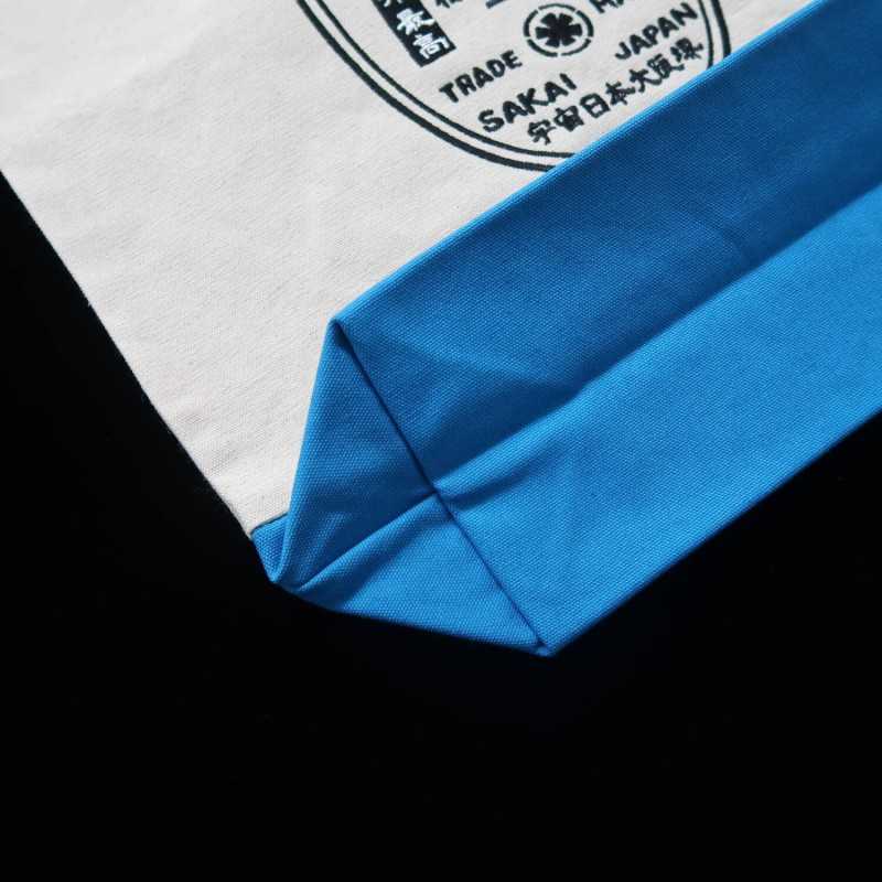 Takada no Hamono Bolsa tote original bordada (azul/rosa/natural/negro)