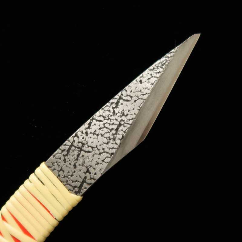 Kiridashi aogami nº2, tipo pistola, mango envuelto en ratán (24/30 mm)