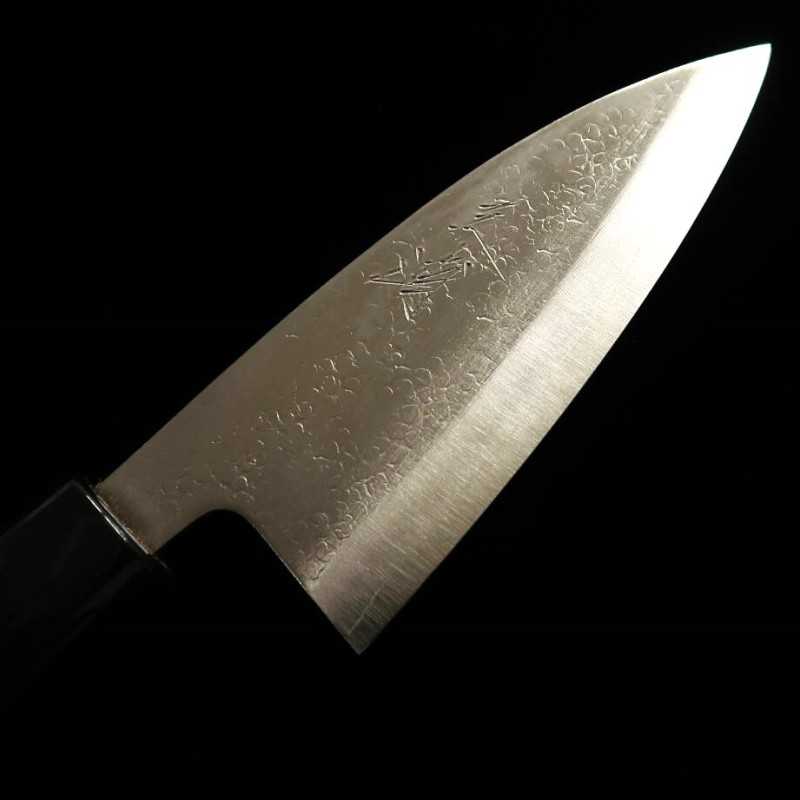 Ajikiri MIURA Ginsan Steel Double-edged with Keyaki Handle (105/120mm)