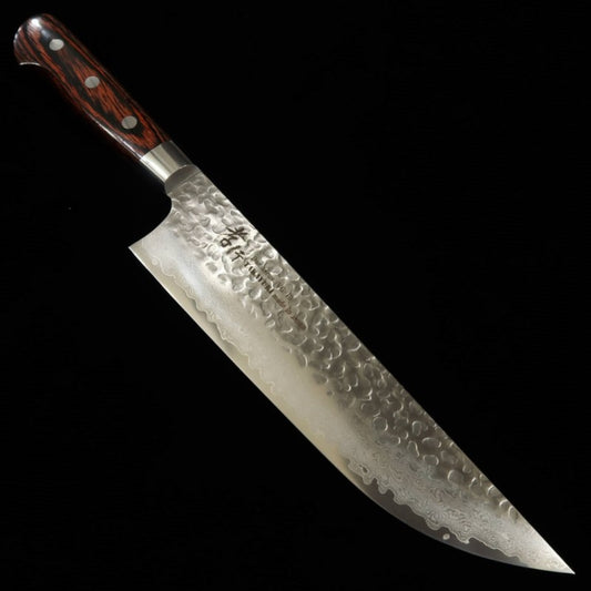 Faca de açougueiro SAKAI TAKAYUKI VG10 Damasco, cabo de mogno (210mm)