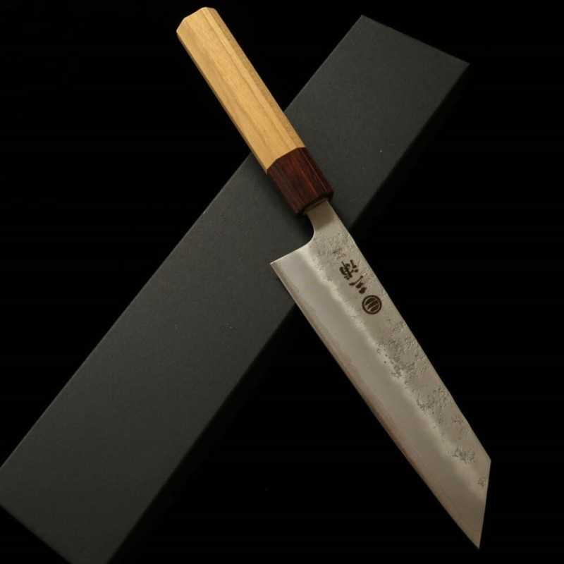Bunka MIURA Ginsan No.3 Inoxidable Mango de zelkova (170 mm)