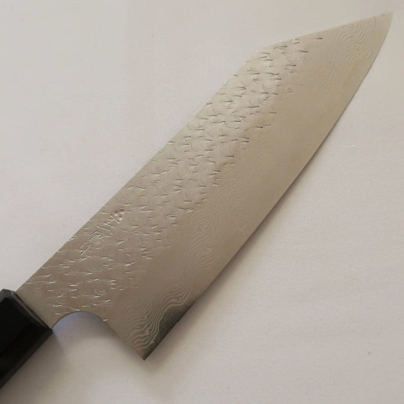 Bunka NIGARA SPG STRIX damasco martelado cabo em madeira de jacarandá (180mm)