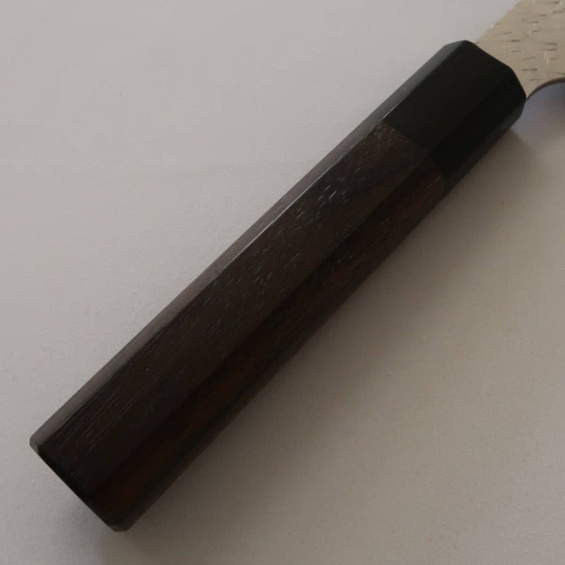 Bunka NIGARA SPG STRIX damasco martelado cabo em madeira de jacarandá (180mm)