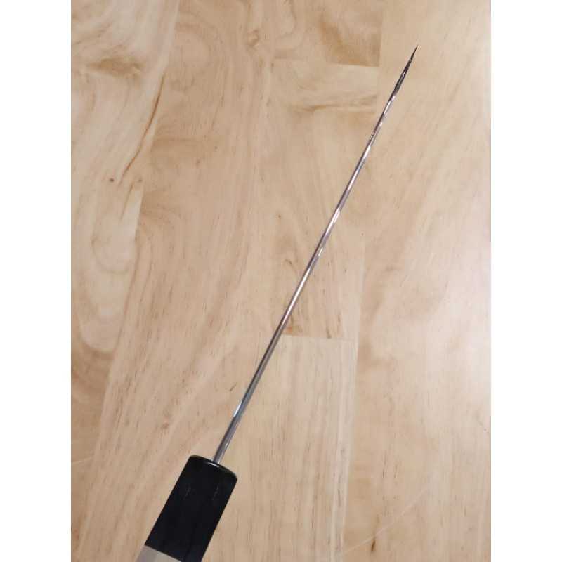 刃道 HADO 純白 白紙一号 ステン割込 水牛八角柄 牛刀 (210/240mm)