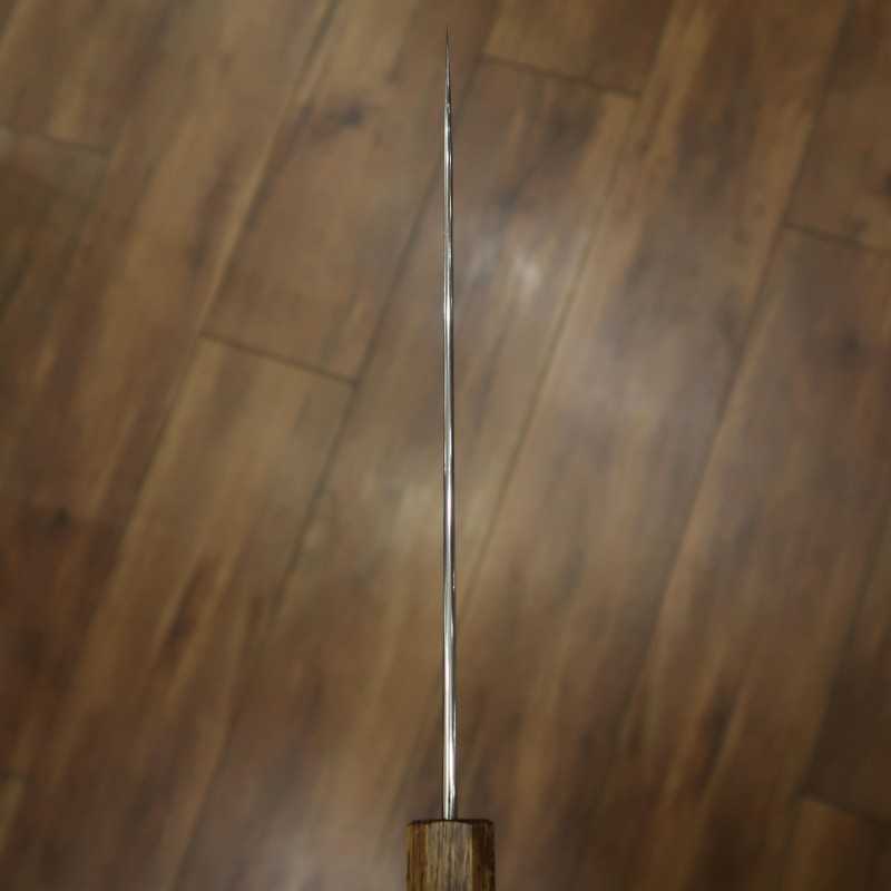刃道HADO 墨 牛刀 白紙二号 樫拭漆柄 (210/240mm)