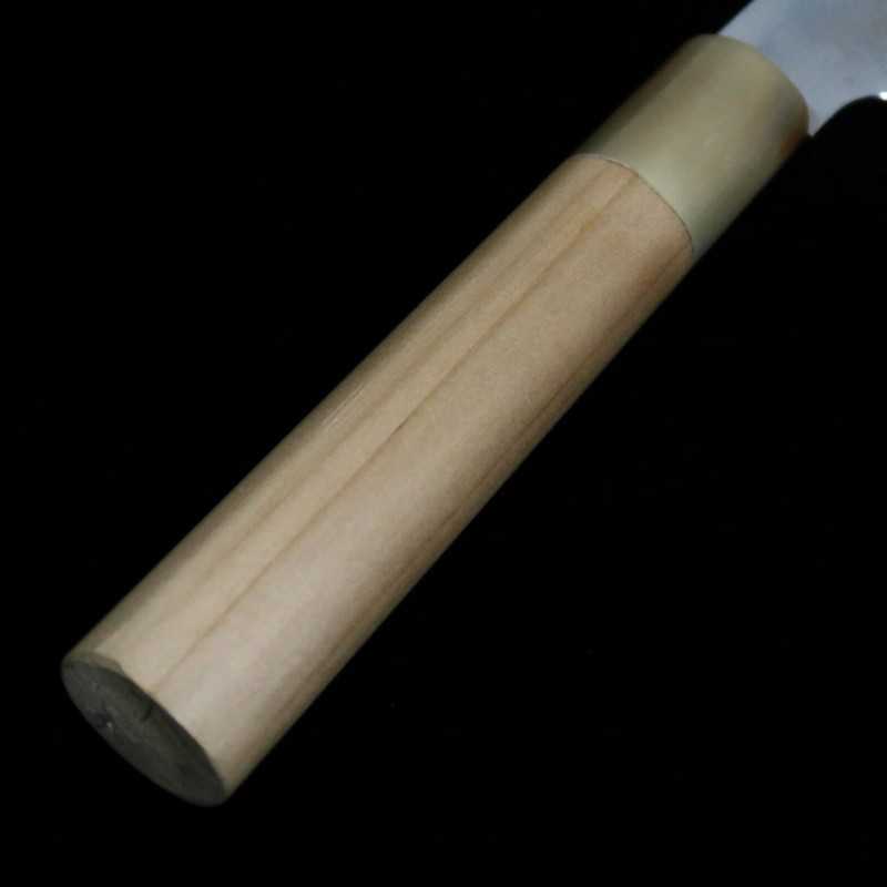 Mizuno Tanrenjo MIZUNO TANRENJO Hon-yaki Gyuto Acier Ao n°2 Finition miroir Manche octogonal en magnolia (240 mm)