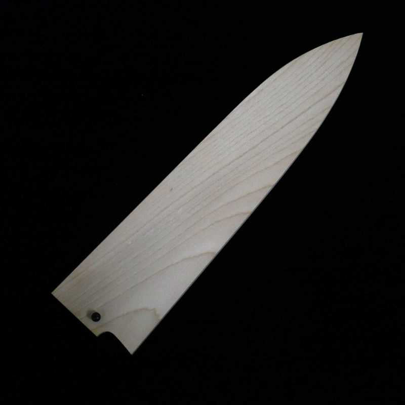 Mizuno Tanrenjo MIZUNO TANRENJO Hon-yaki Gyuto Acier Ao n°2 Finition miroir Manche octogonal en magnolia (240 mm)