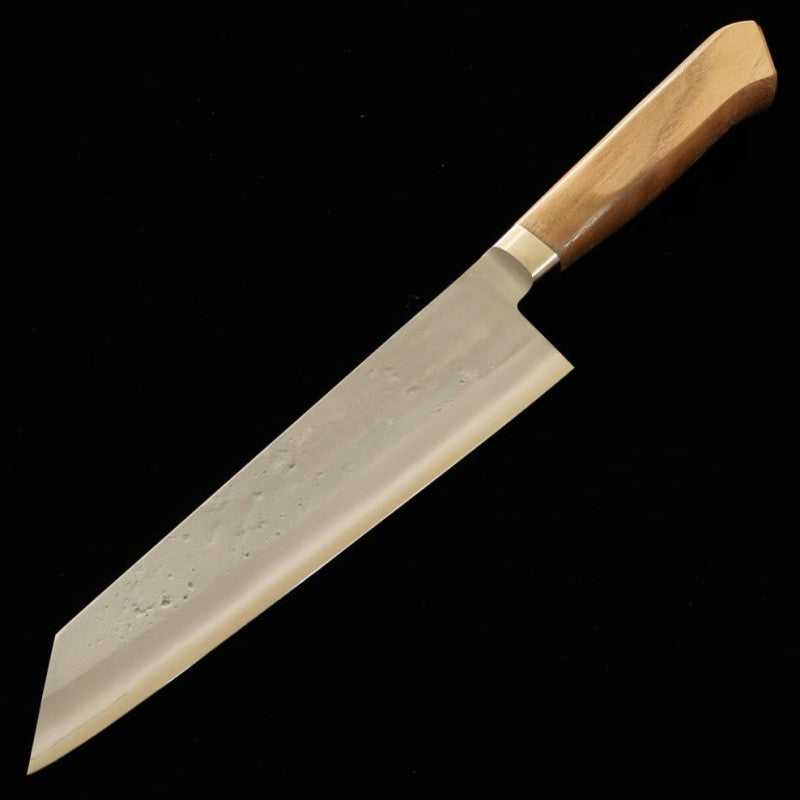 刃道 HADO 翁流 SLD 梨地 胡桃柄 切付牛刀 (210mm)