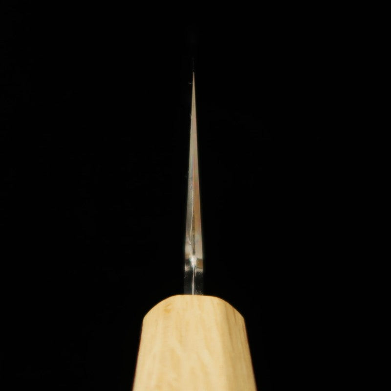Gyuto Hado Aogami #1 Kurouchi Damasco cabo de cerejeira (240mm)