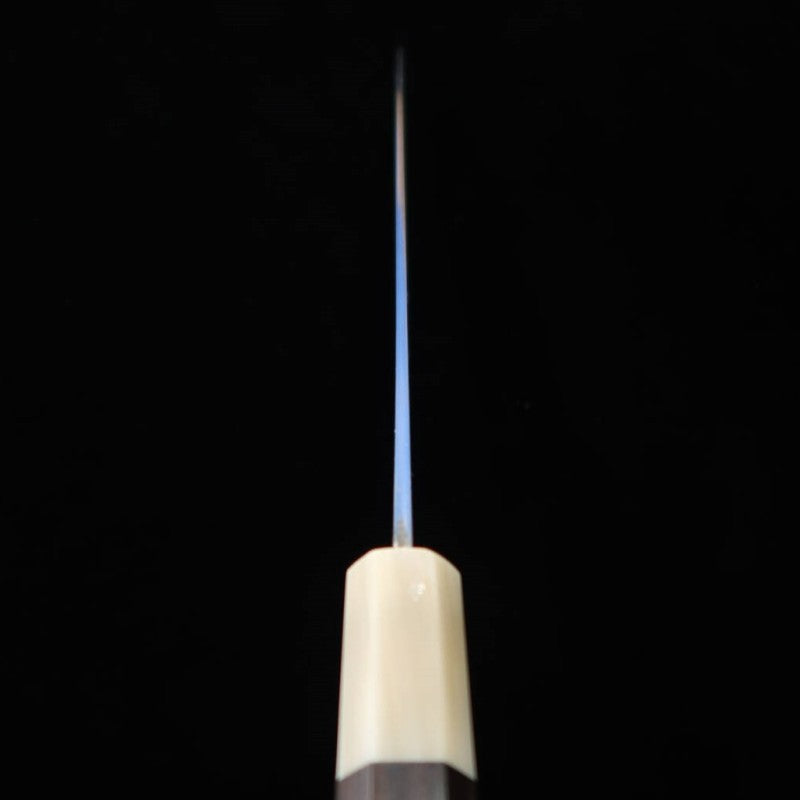 Gyuto MIURA Obidama Aogami Nº 1 Damasco Cabo em Ébano (210/240mm)