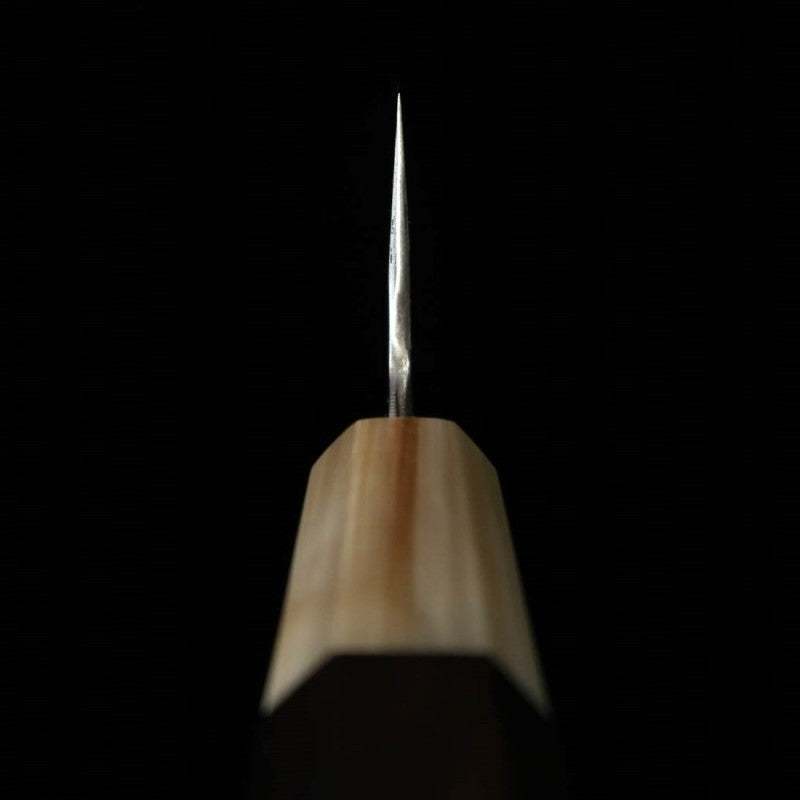 Gyuto MIURA Obidama Aogami Nº 1 Damasco Cabo em Ébano (210/240mm)