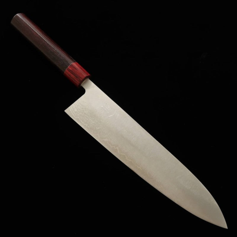 Miura Setsugetsuka, Gyuto forgé, VG10 Damas, manche en bois de rose WR (240 mm)