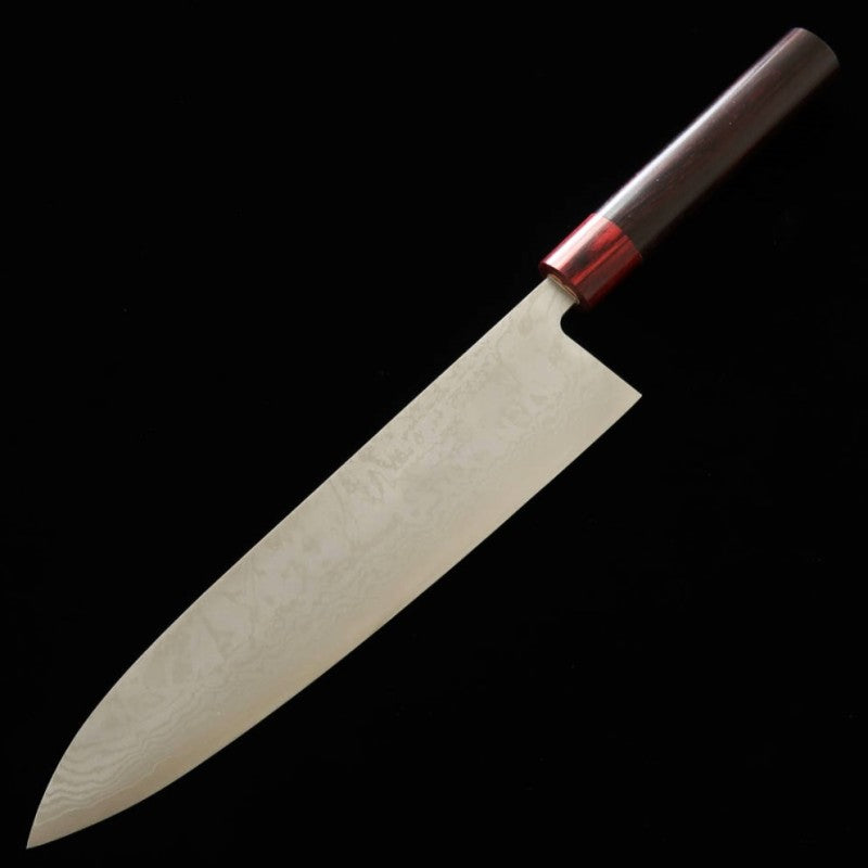 Miura Setsugetsuka, Gyuto forgé, VG10 Damas, manche en bois de rose WR (240 mm)