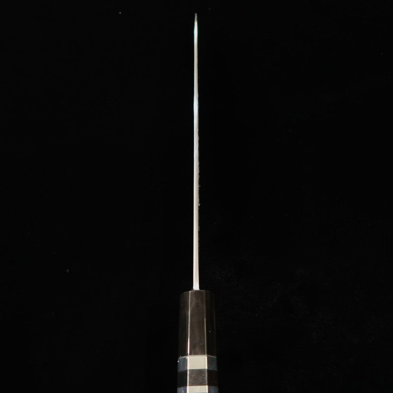 Gyuto MIZUNO Aogami No. 1 Honyaki DX cabo em ébano com desenho de dragão (240mm)