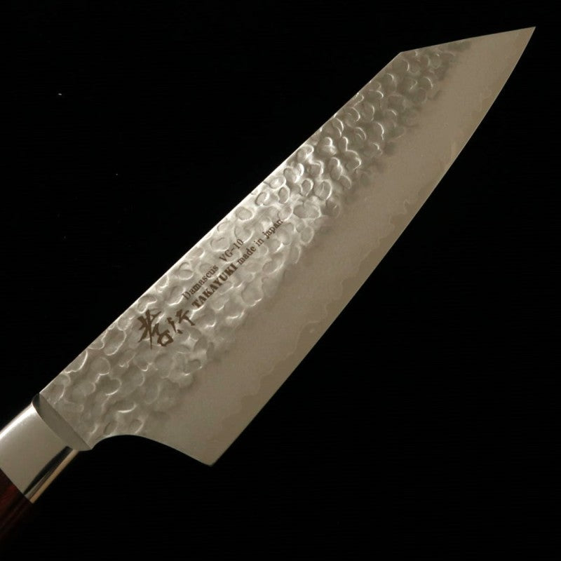 Kengata Gyuto SAKAI TAKAYUKI VG-10 Damasco 33 capas martillado (190mm)