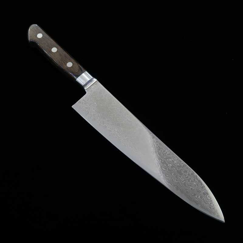 Gyuto MIURA Uzunami damasco AUS10 aço inoxidável (210/240mm)