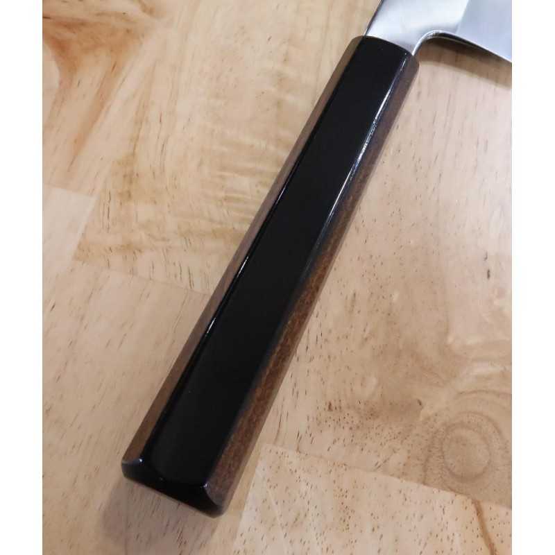 Kagekiyo Cuchillo japonés para carne Aogami #1 laca negra (240/270 mm)