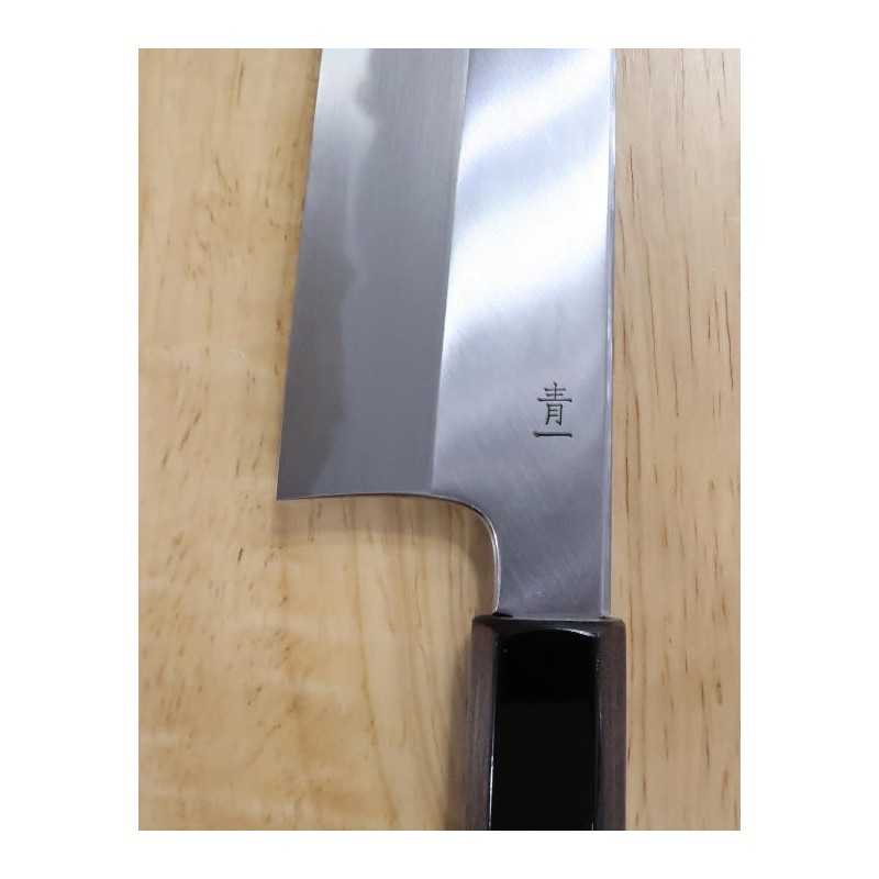 Kagekiyo Cuchillo japonés para carne Aogami #1 laca negra (240/270 mm)