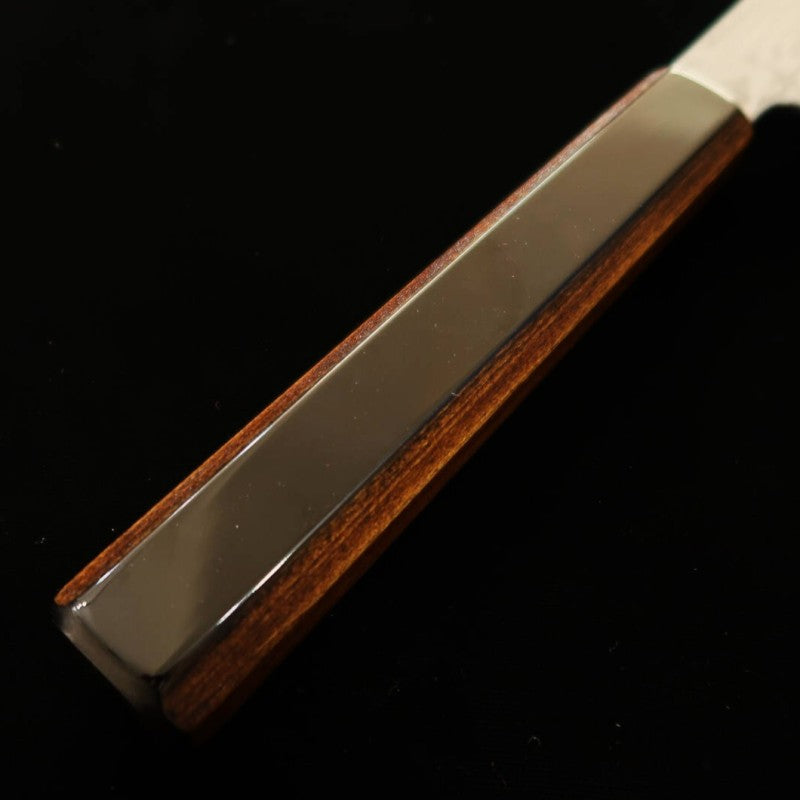 Kagekiyo KAGEKIYO Aogami n°1 Damas, teinte grise, manche kuro-ro, gyuto japonais (240 mm)