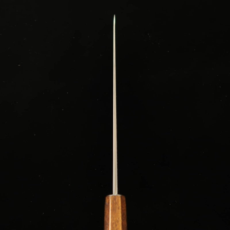 Kagekiyo KAGEKIYO Aogami n°1 Damas, teinte grise, manche kuro-ro, gyuto japonais (240 mm)