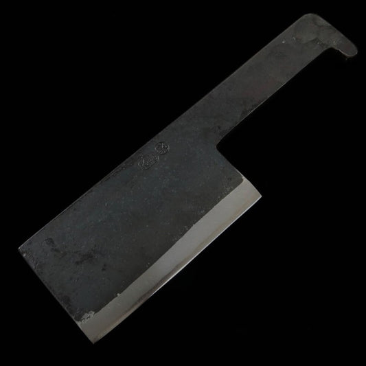 IKENAMI HAMONO Kokutogiri Shirogami No. 1 Kurouchi Cherry Blossom Handle (125mm)