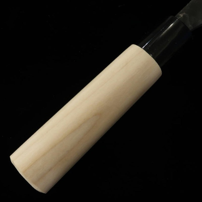HIDARI YORIMITSU Deba SK steel black finish oak handle (165mm)