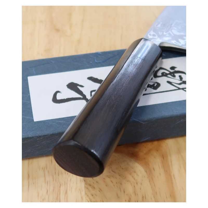 Deba MIURA White Steel Damascus with Rosewood Chestnut Handle (150-210mm)