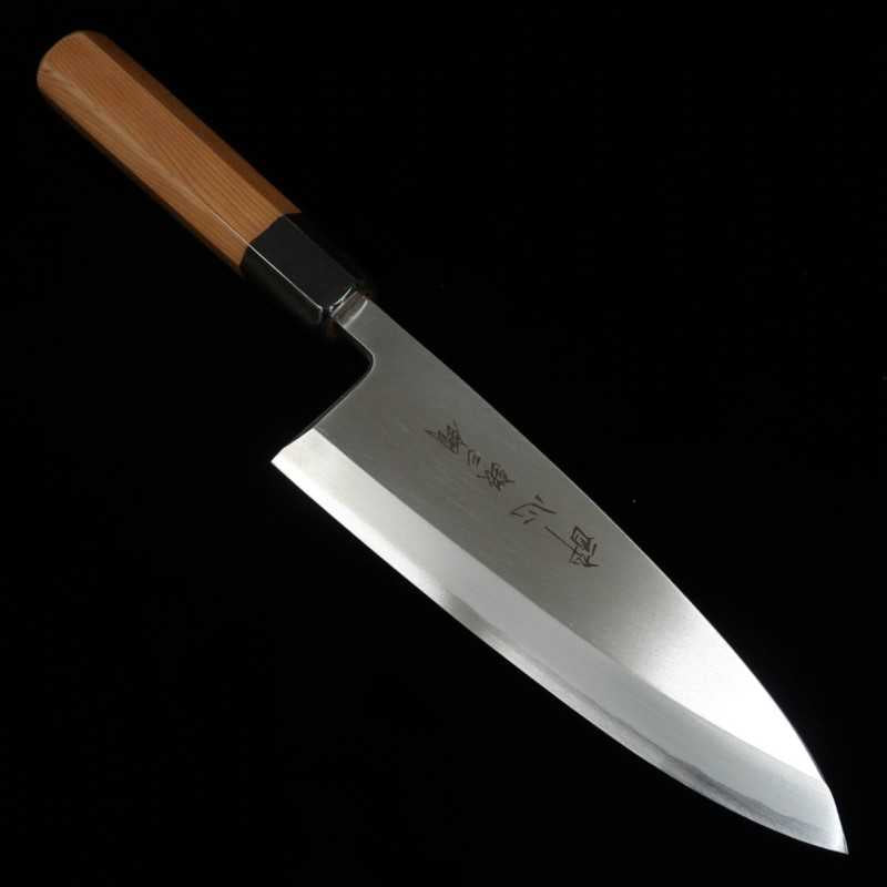 Deba SUISIN Ginsan, Magnolia Handle - Mount Fuji - (165mm)