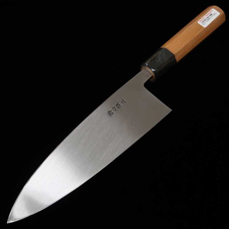 Deba SUISIN Ginsan, Magnolia Handle - Mount Fuji - (165mm)