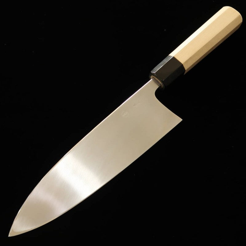 田所刃物 TADOKORO HAMONO 真琴作 鏡面 銀紙三号 出刃 朴八角柄 (210mm)