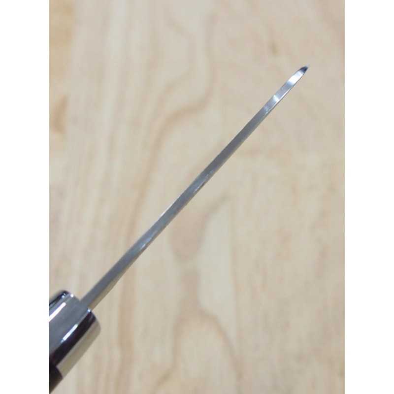 Yuta Katayama "Kawasemi" Spear VG10 Damasco de Níquel Ironwood (73mm)