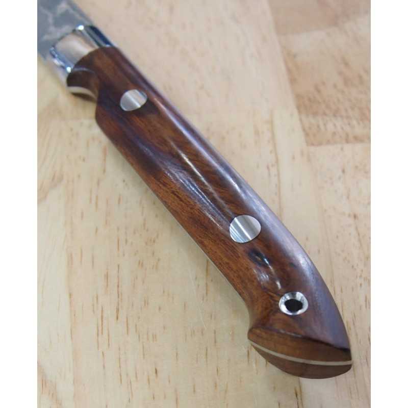 Yuta Katayama "Kawasemi" Spear VG10 Damasco de Níquel Ironwood (73mm)