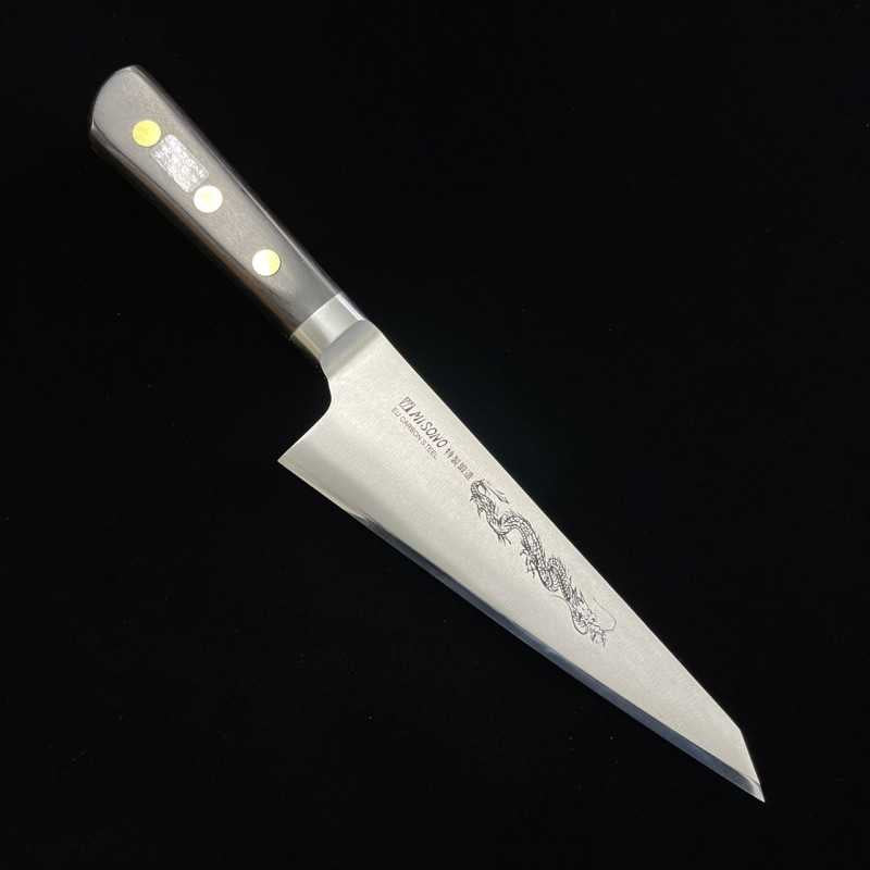 Garasaki MISONO EU Steel Series com Gravação de Dragão (185mm)