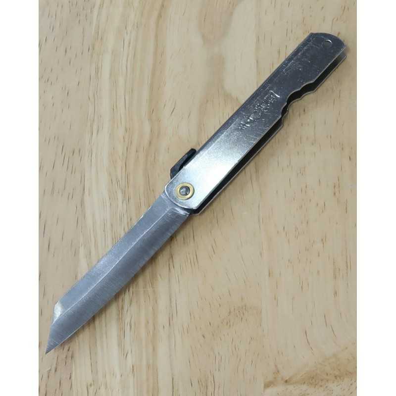 Japanese Folding Knife HIGONOKAMI Folding knife Blue Steel (90mm)