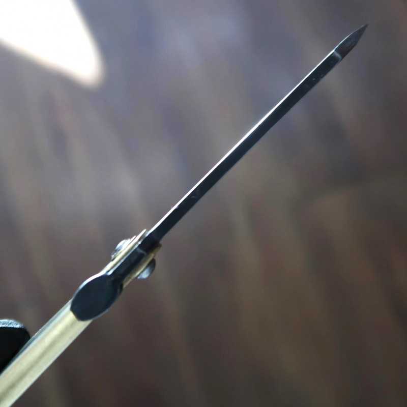 Kanekoma Higonokami aço azul com revestimento em latão, série do zodíaco - Tigre - (72mm)
