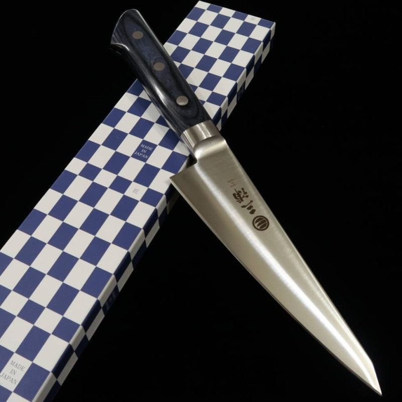 MIURA Désosseur AUS8, manche en placage bleu (150 mm)