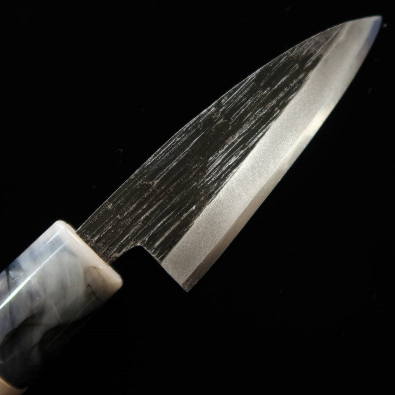 MIURA Kaisaki Aogami No. 2 Black Finish Katsura Handle (75/90mm)