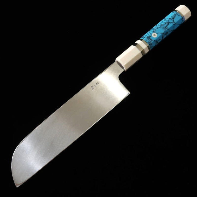 Kamagata Usuba SUISIN INOX Honyaki mango personalizado (210 mm)